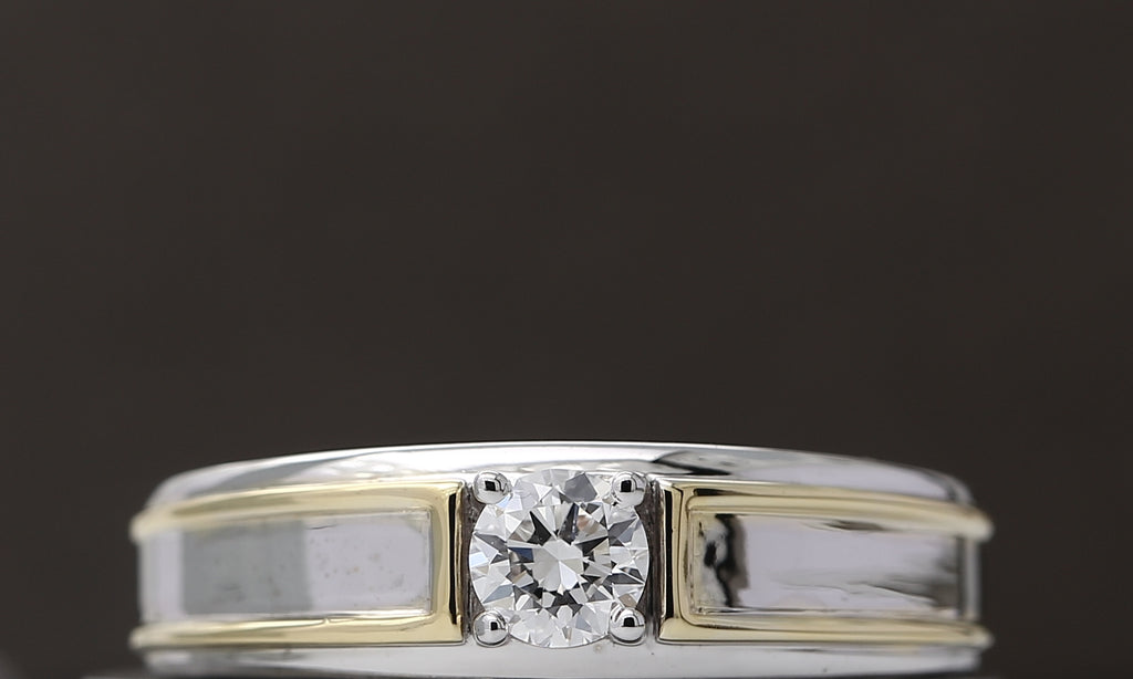IGI Certified 1.00 Carat Round Lab Grown CVD Diamond Ring