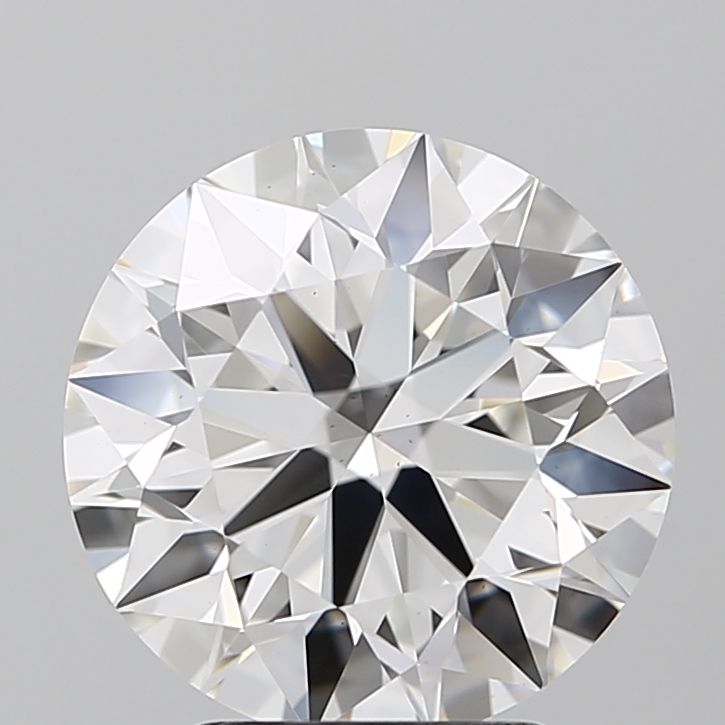 IGI CERTIFIED ROUND 3.08CT G VS2 ID EX EX NONE LAB GROWN CVD DIAMOND