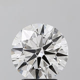 IGI CERTIFIED ROUND 2.44CT G VVS2 ID EX EX NONE LAB GROWN CVD DIAMOND