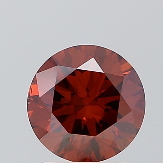 IGI CERTIFIED ROUND 1.52CT FANCY DEEP ORANGE VS2 EX EX VG NONE LAB GROWN CVD DIAMOND