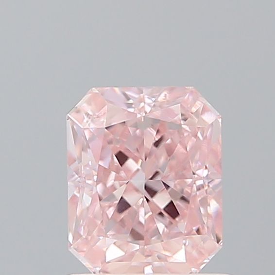 IGI CERTIFIED RADIANT 1.00CT FANCY PINK VS1 VG EX FAINT LAB GROWN CVD DIAMOND