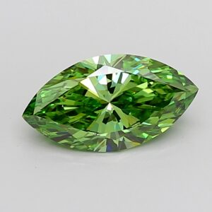 Marquise 2.54 ct. Green VS1 EX EX CVD Lab Grown Diamond