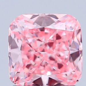 Cushion 1.54 ct. Pink VS1  VG VG  CVD Lab Grown Diamond