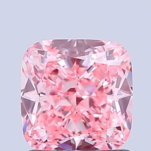 Cushion 1.52 ct. Pink VVS2 VG VG CVD Lab Grown Diamond