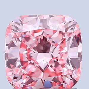 Cushion 1.53 ct. Pink VS1  VG VG  CVD Lab Grown Diamond