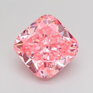Cushion 2.06 ct. Pink VVS2  EX EX  CVD Lab Grown Diamond