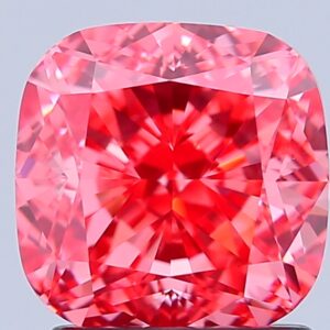 Cushion 2 ct. Pink VVS1  EX EX  CVD Lab Grown Diamond