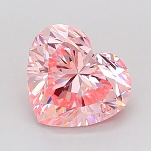 Heart 1.07 ct. Pink VS1  VG VG  CVD Lab Grown Diamond