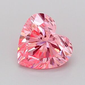 Heart 1.14 ct. Pink VVS2  VG VG  CVD Lab Grown Diamond