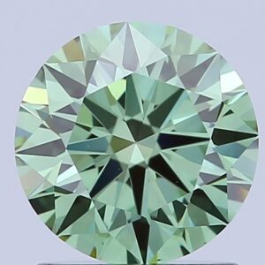 Round 1.3 ct. Green VS1 ID EX EX  CVD Lab Grown Diamond