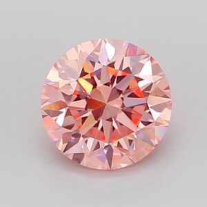 Round 1.49 ct. Pink VVS2 EX EX EX  CVD Lab Grown Diamond