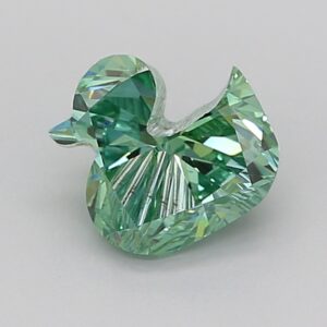 unique 1.09 ct. Green VS1  EX EX  CVD Lab Grown Diamond