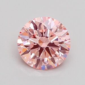Round 1.09 ct. Pink VVS2 ID EX EX  CVD Lab Grown Diamond