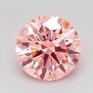 Round 1.09 ct. Pink VVS2 ID EX EX  CVD Lab Grown Diamond