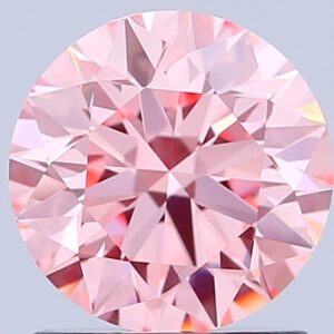 Round 1.25 ct. Pink VVS1 ID EX EX  CVD Lab Grown Diamond