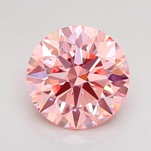 Round 1.05 ct. Pink VVS2 ID EX EX  CVD Lab Grown Diamond