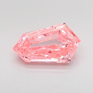 Hexagonal 1.15 ct. Pink VVS2  VG VG  CVD Lab Grown Diamond