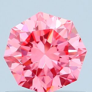 Octagonal 0.75 ct. Pink VVS2  EX EX  CVD Lab Grown Diamond
