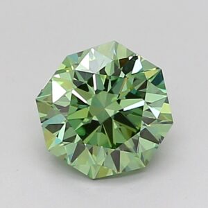 Octagonal 0.9 ct. Green VS1  VG VG  CVD Lab Grown Diamond