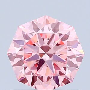 Octagonal 0.96 ct. Pink VVS2  EX EX  CVD Lab Grown Diamond