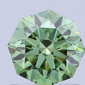 Octagonal 0.98 ct. Green VS1  VG VG  CVD Lab Grown Diamond