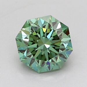 Octagonal 1 ct. Green VVS2  EX EX  CVD Lab Grown Diamond
