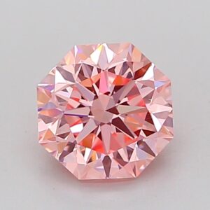 Octagonal 1.05 ct. Pink VVS2  EX EX  CVD Lab Grown Diamond