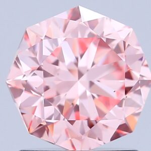 Octagonal 1.48 ct. Pink VS1  EX EX  CVD Lab Grown Diamond