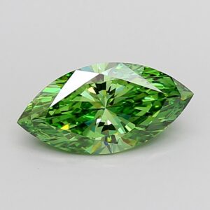 Marquise 2.3 ct. Green VS2  EX EX  CVD Lab Grown Diamond