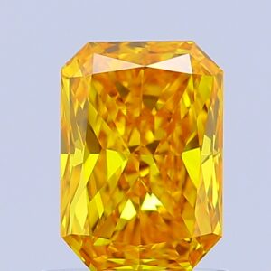 Radiant 0.92 ct. Yellow VVS2  VG VG  HPHT Lab Grown Diamond