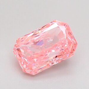 Radiant 1 ct. Pink VVS2  VG VG  CVD Lab Grown Diamond