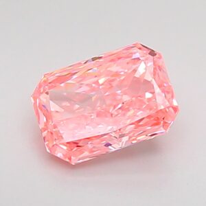 Radiant 1.02 ct. Pink VVS2  VG EX  CVD Lab Grown Diamond