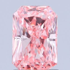 Radiant 1.52 ct. Pink VS1  VG VG  CVD Lab Grown Diamond