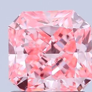 Radiant 1.19 ct. Pink VS1  VG EX  CVD Lab Grown Diamond