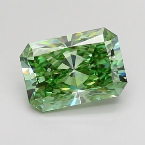 Radiant 2.01 ct. Green VS2  EX EX  CVD Lab Grown Diamond