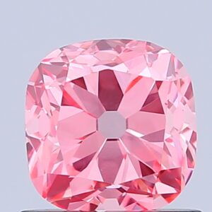 Cushion 0.94 ct. Pink VVS2  VG VG  CVD Lab Grown Diamond