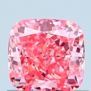 Cushion 0.77 ct. Pink VVS2  EX EX  CVD Lab Grown Diamond