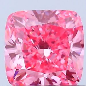 Cushion 0.93 ct. Pink VVS2  VG VG  CVD Lab Grown Diamond