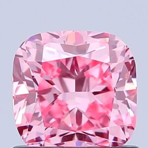Cushion 1.01 ct. Pink VS1  VG VG  CVD Lab Grown Diamond