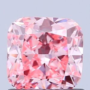 Cushion 1.01 ct. Pink VVS2  VG VG  CVD Lab Grown Diamond