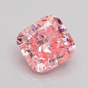 Cushion 1.02 ct. Pink VS1  VG VG  CVD Lab Grown Diamond