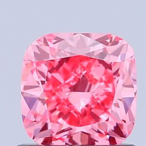 Cushion 1.02 ct. Pink VVS2  VG VG  CVD Lab Grown Diamond