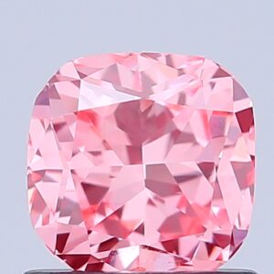 Cushion 1.02 ct. Pink VVS2  VG VG  CVD Lab Grown Diamond