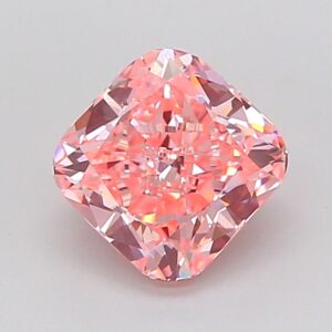 Cushion 1.3 ct. Pink VS2  EX VG  CVD Lab Grown Diamond