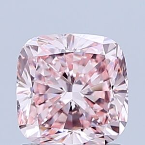 Cushion 1.3 ct. Pink VS1  VG VG  CVD Lab Grown Diamond