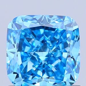 Cushion 1.54 ct. Blue VS1  VG VG  CVD Lab Grown Diamond