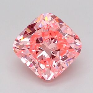 Cushion 1.51 ct. Pink VVS2  VG VG  CVD Lab Grown Diamond