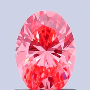 Oval 0.96 ct. Pink VS2  EX VG  CVD Lab Grown Diamond