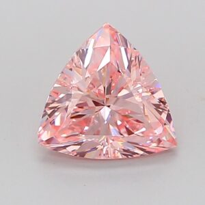 Triangular 1.35 ct. Pink VVS1  VG VG  CVD Lab Grown Diamond