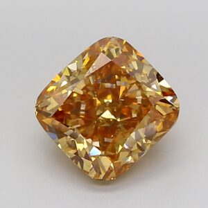 Cushion 3.01 ct. Brown SI1  EX EX  CVD Lab Grown Diamond